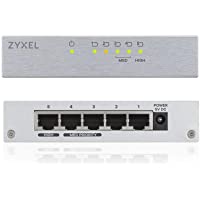 Zyxel de 5 puertos Gigabit Ethernet Switch Desktop - Carcasa de metal [GS105B]